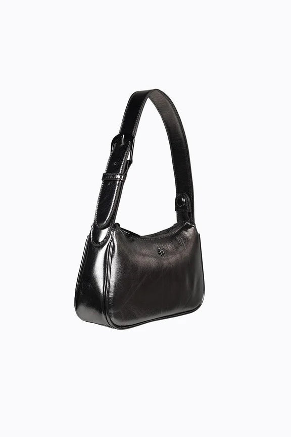 Peta + Jain Gabi Small Shoulder Bag - Gunmetal PU