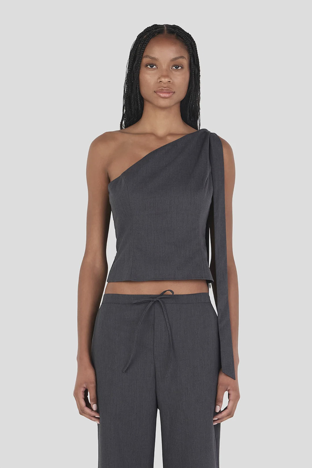 Ownley Carrie Asym Top - Slate