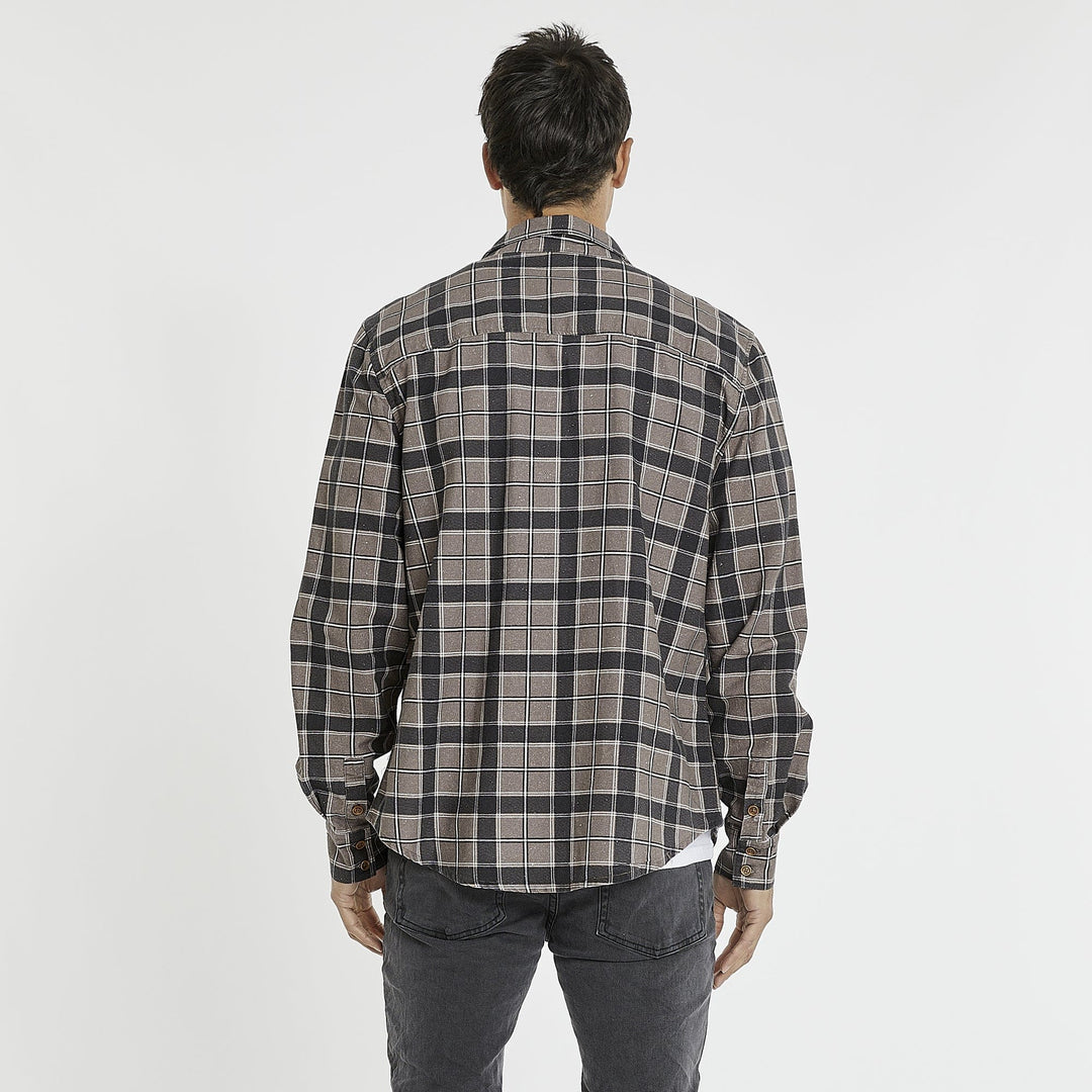 Kiss Chacey Harlem Standard Long Sleeve Shirt - Iron Check