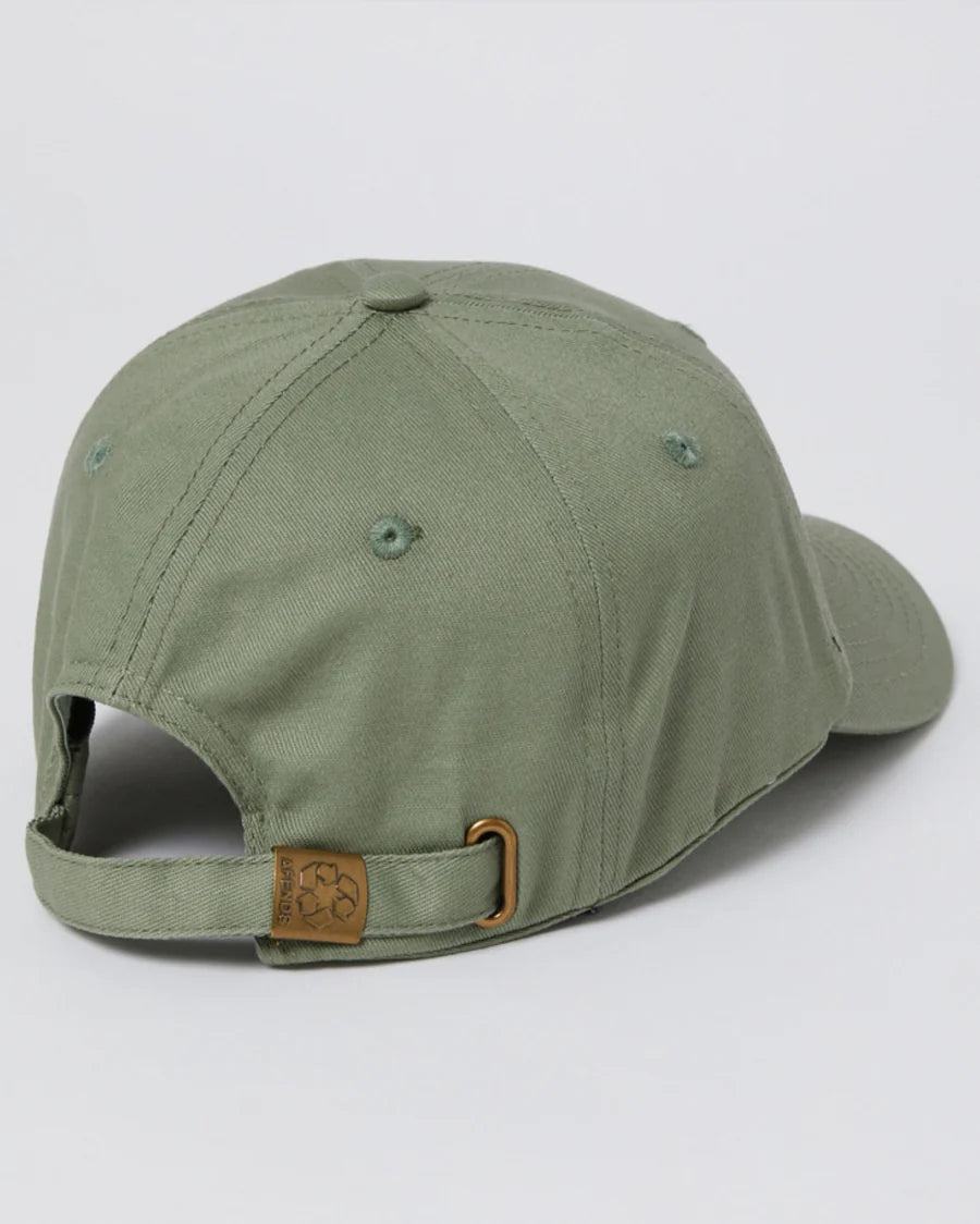 Afends Question Everything Afends Questions Recycled Siz Panel Cap - Eucalyptus – Birdie Blue