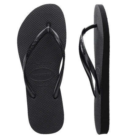 Havaianas Slim Basic Female Thongs - Black