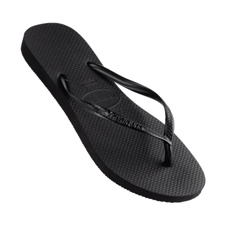 Havaianas Slim Basic Female Thongs - Black