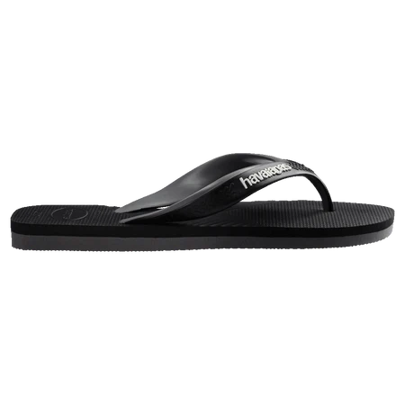 Havaianas Dual Male Thongs - Black/Steel Grey