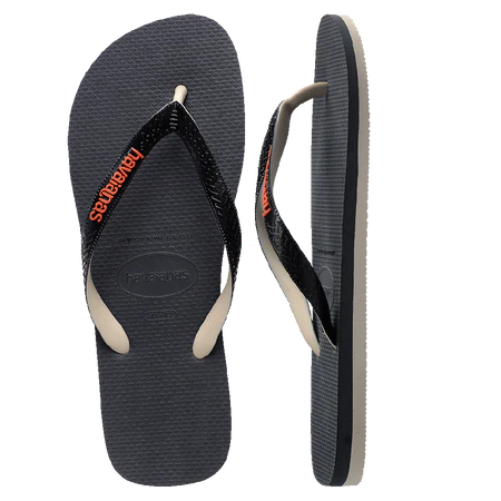 Havaianas Male Top Tred Rubber Mix Beige/Black/Orange