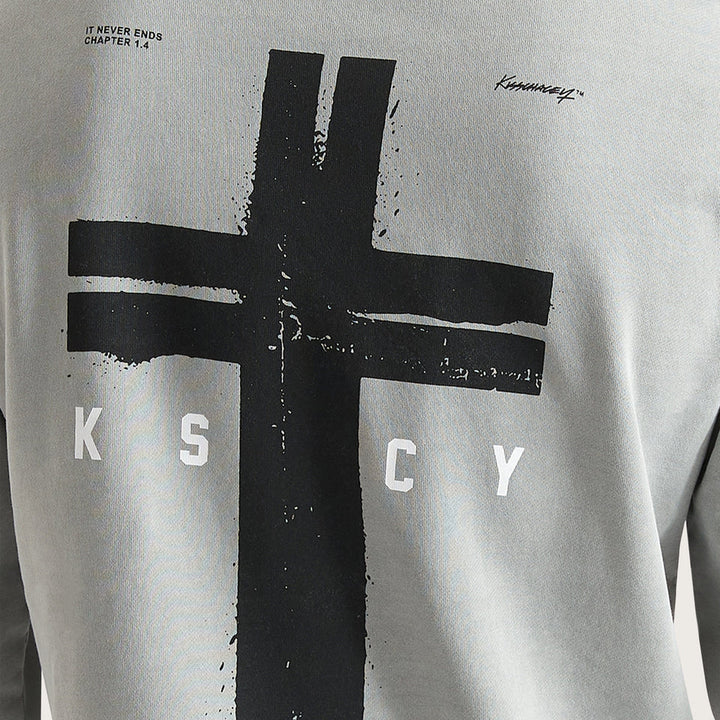 Kiss Chacey Holy Lane Sweater - Pigment Limestone