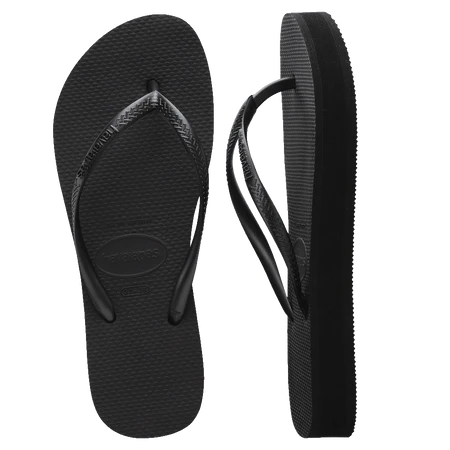 Havaianas Slim Flatform Thong Female Black