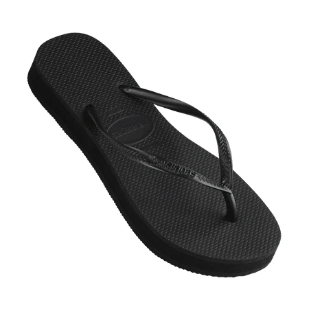 Havaianas Slim Flatform Thong Female Black