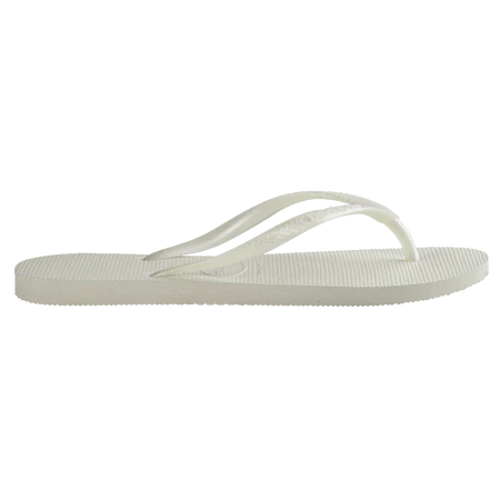 Havaianas Slim Female Thongs - Metallic White