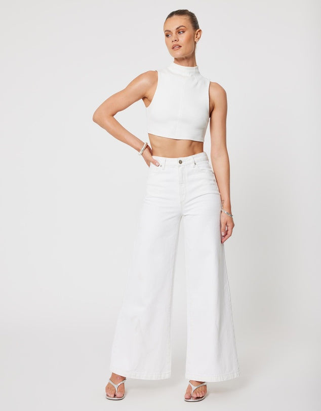 Abrand 94 High & Super Wide Jean - Coconut