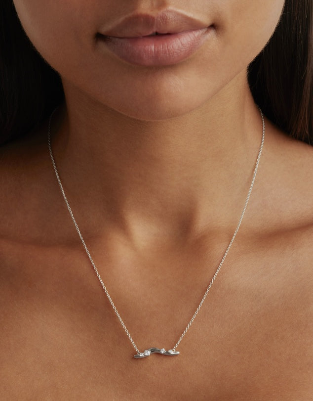 By Charlotte Silver Chasing Tides Necklace - Sterling Silver