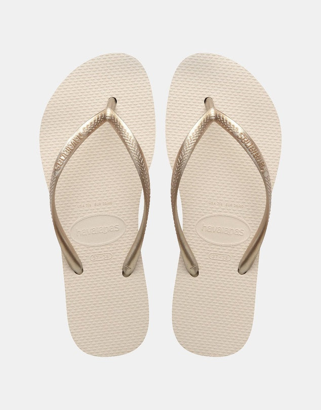 Havaianas Slim Flatform Thong Female Beige