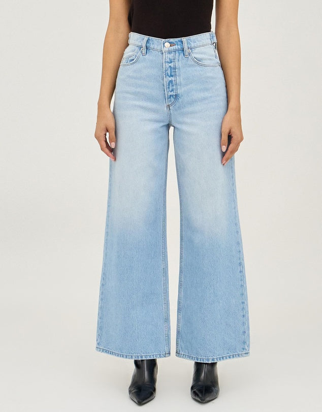 Rollas Relaxed Sailor Long Denim Jean Cinch - Swoon