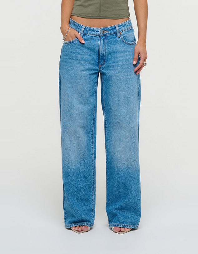 Abrand 99 Low Baggy Denim Jean - Charlotte Rcy Petite