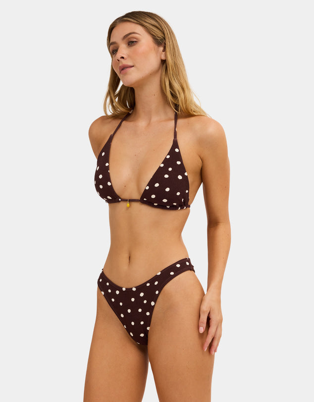 Billabong Hot Shot Remi Triangle Bikini Top - Teak