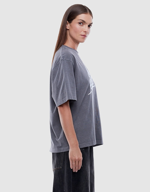 Ena Pelly EP Signature Tee - Washed Grey