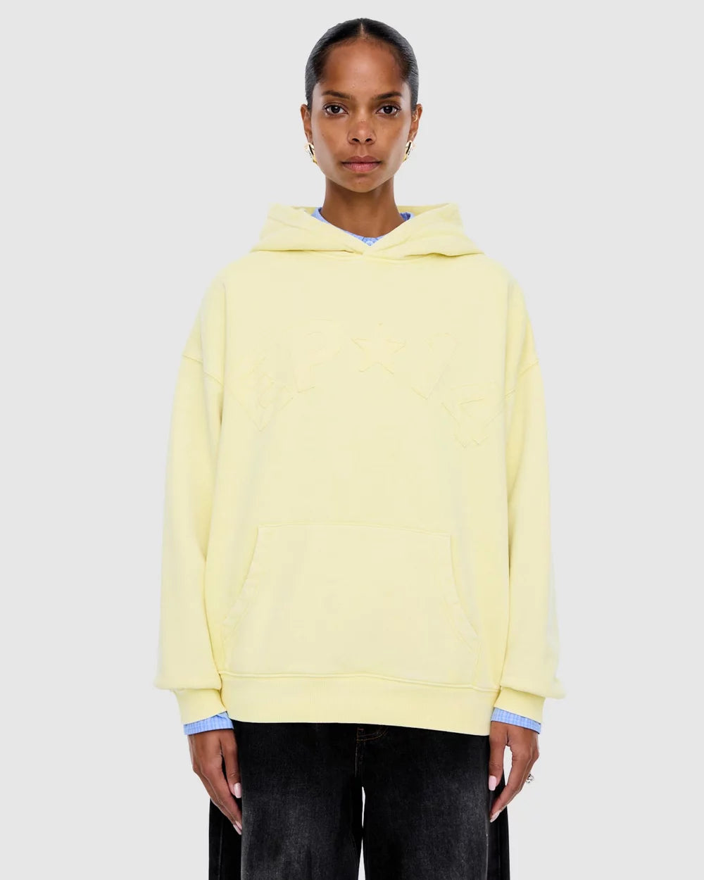 Ena Pelly Cassie Oversized Hoodie - Celestial Yellow
