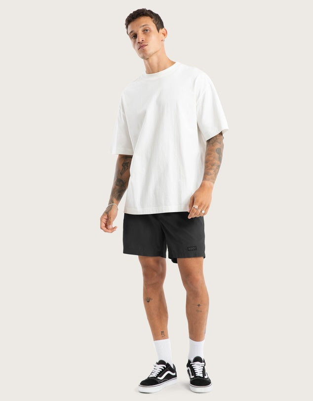 Kiss Chacey Sunrise Elastic Waist Shorts - Jet Black