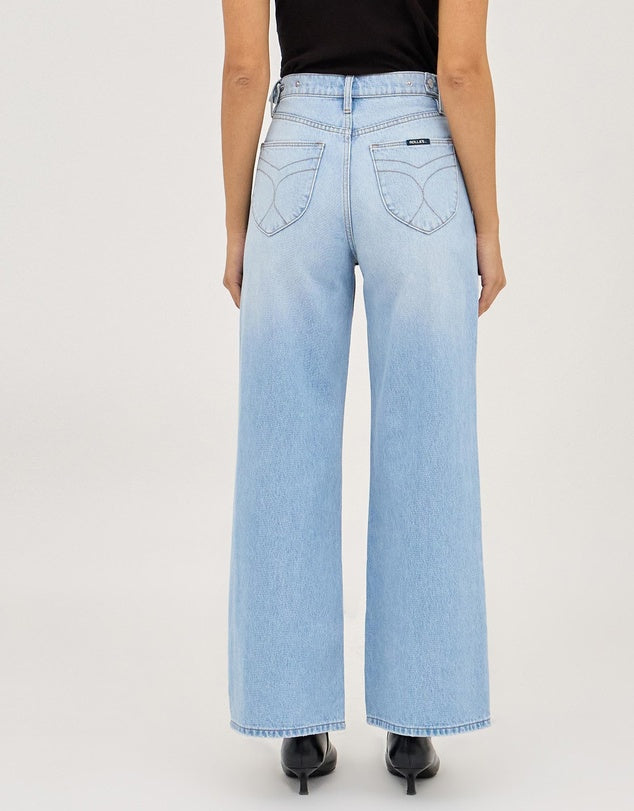 Rollas Relaxed Sailor Long Denim Jean Cinch - Swoon
