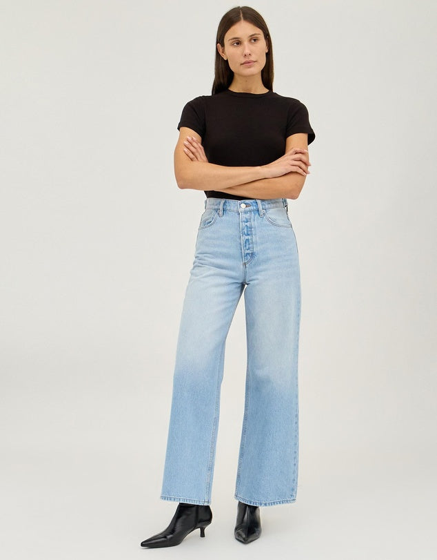 Rollas Relaxed Sailor Long Denim Jean Cinch - Swoon