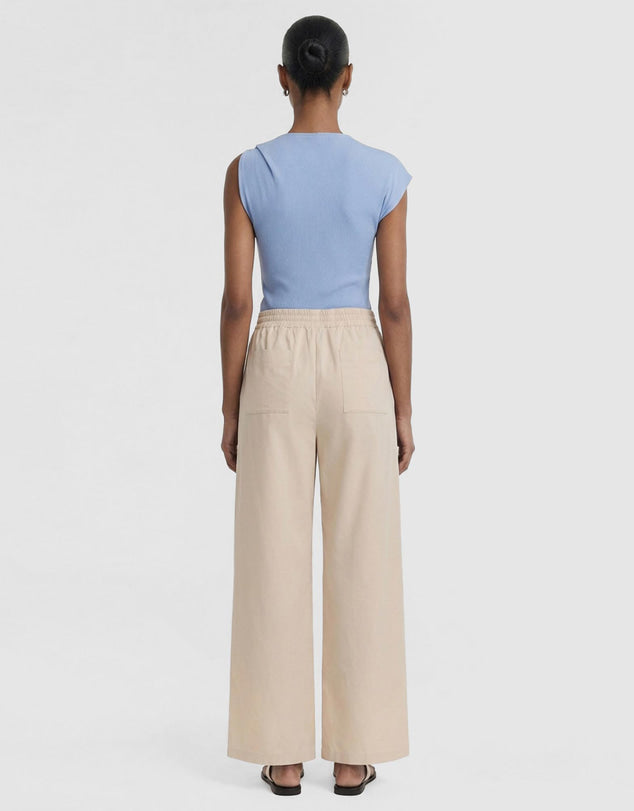 Staple The Label Maison Twist Top - Cornflower Blue