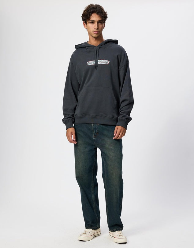 Thrills Servicing South Of Paradise Slouch Pull On Cropped Hood  - Carbon
