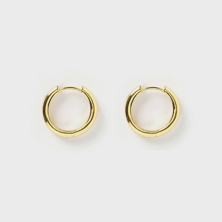 Arms Of Eve Jett Gold Hoop Earrings