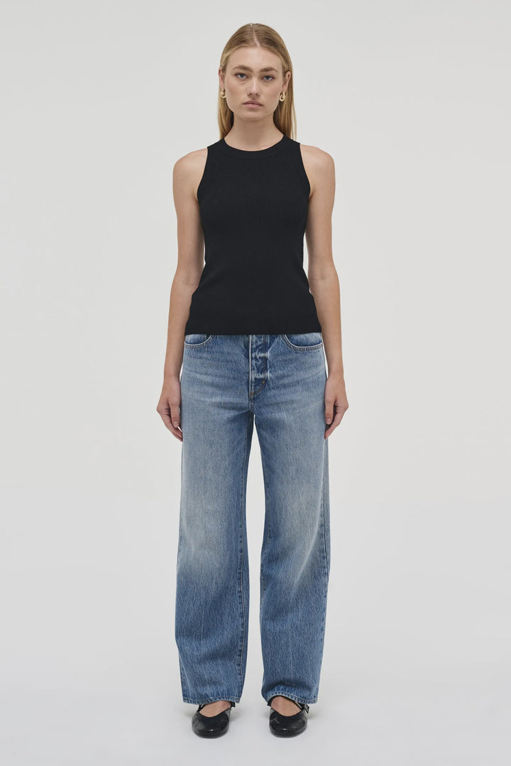 Neuw Denim Jonesy Knitted Singlet PM - Black