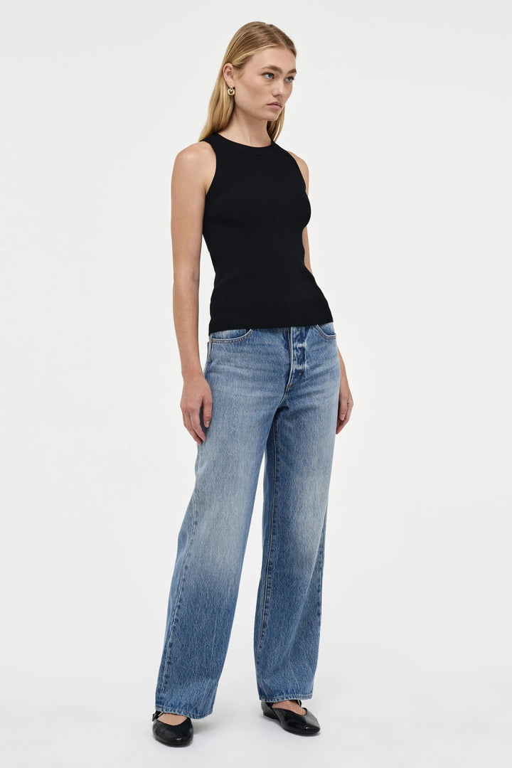 Neuw Denim Jonesy Knitted Singlet PM - Black