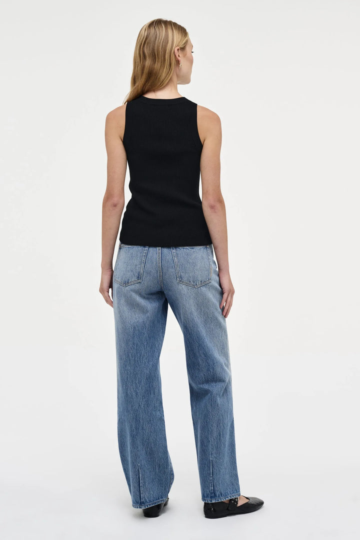 Neuw Denim Jonesy Knitted Singlet PM - Black