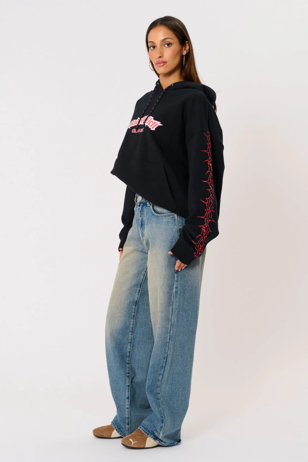 Abrand 99 Low Baggy Petite Denim Jean - Kit Recycled