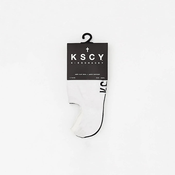 Kiss Chacey Invisible Sock 3 Pack - Multi Colour