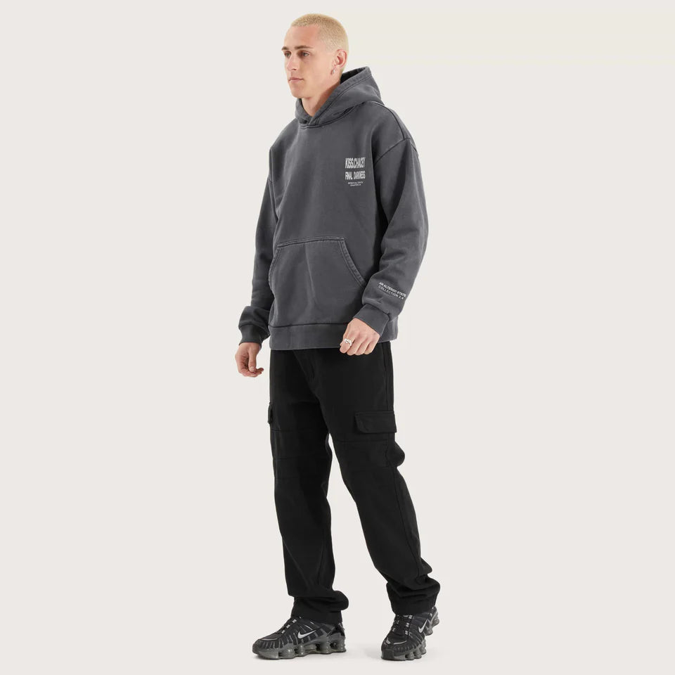 Kiss Chacey Last Frontier Heavy Relaxed Hood - Pigment Asphalt