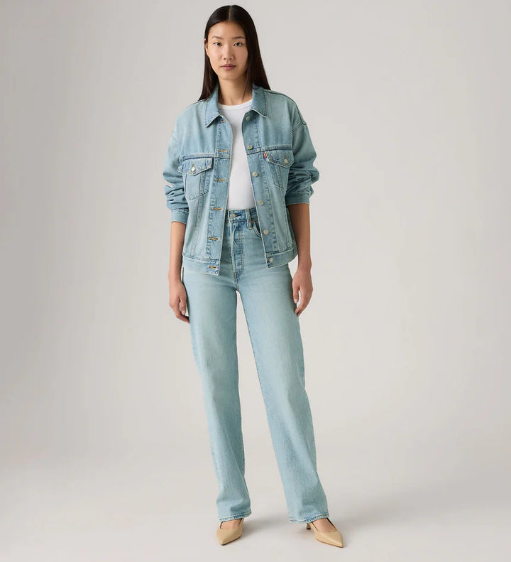 Levi's Ribcage Full Length Jean - Blasted Stone Clean