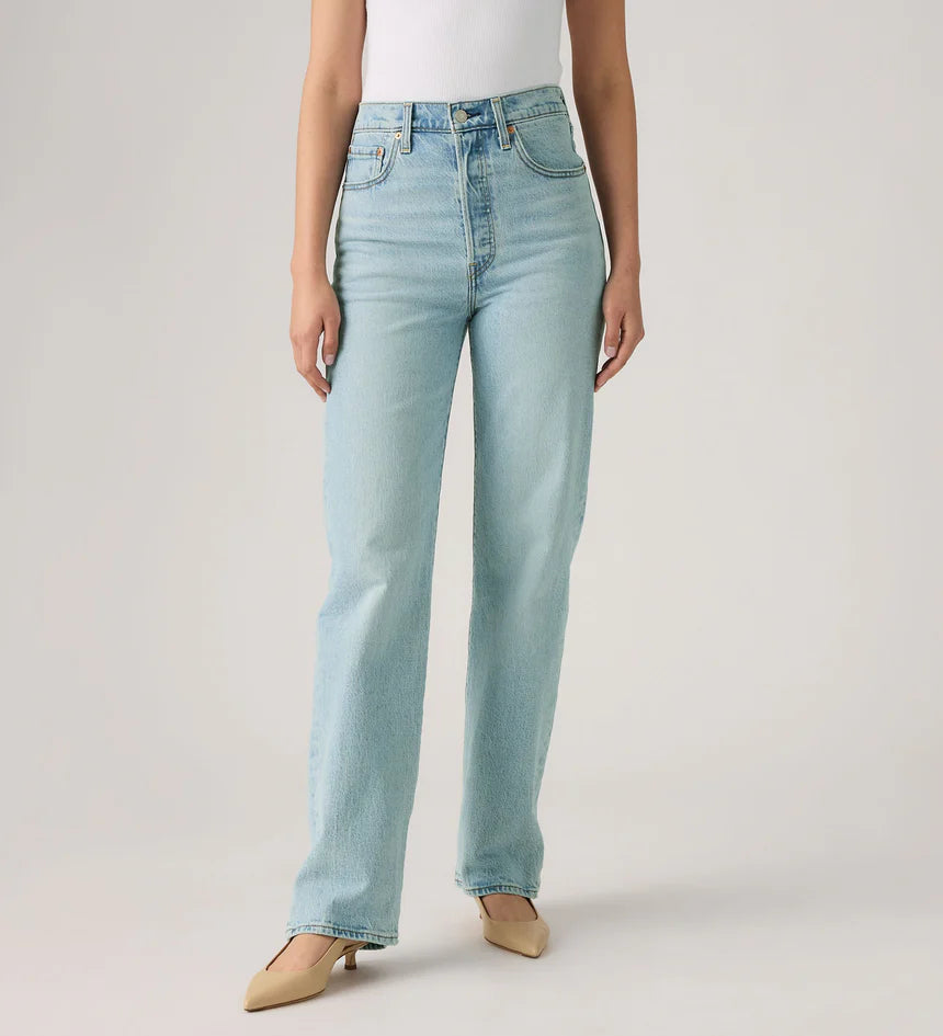 Levi's Ribcage Full Length Jean - Blasted Stone Clean