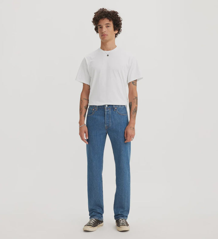 Levis 501 Original Jean- Medium Stonewash