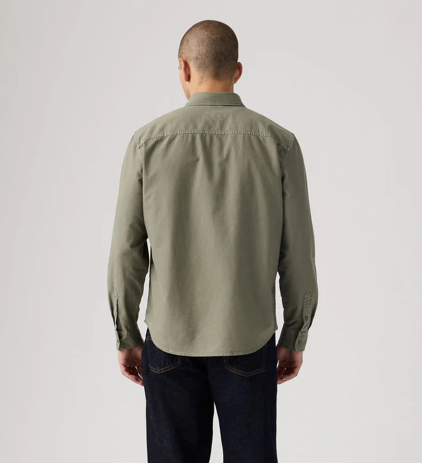 Levi Straus Authentic Button Down - Mulled Basil Garment Dye