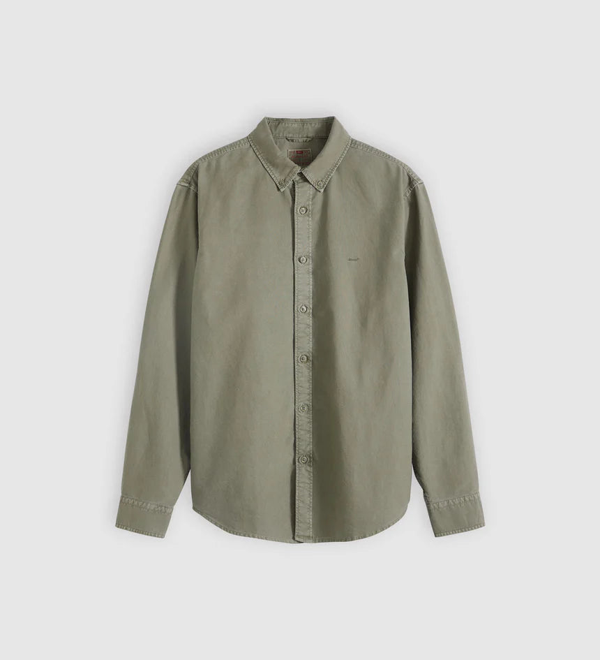 Levi Straus Authentic Button Down - Mulled Basil Garment Dye