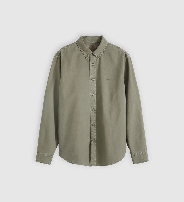 Levi Straus Authentic Button Down - Mulled Basil Garment Dye