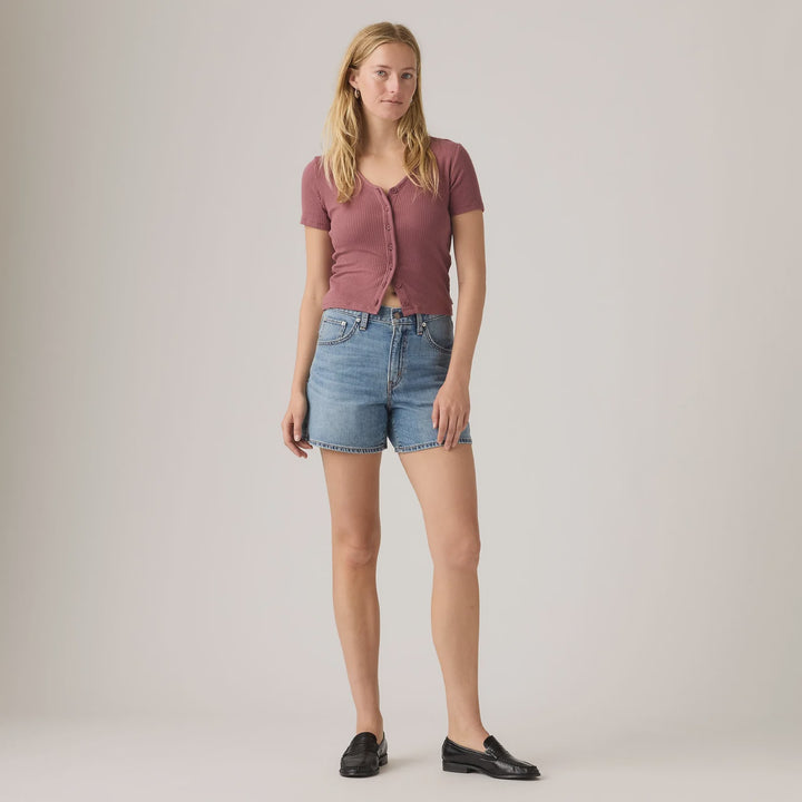 Levi Cinch Mid-Thigh Denim Short - Lift Up