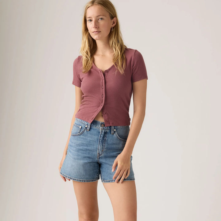 Levi Cinch Mid-Thigh Denim Short - Lift Up
