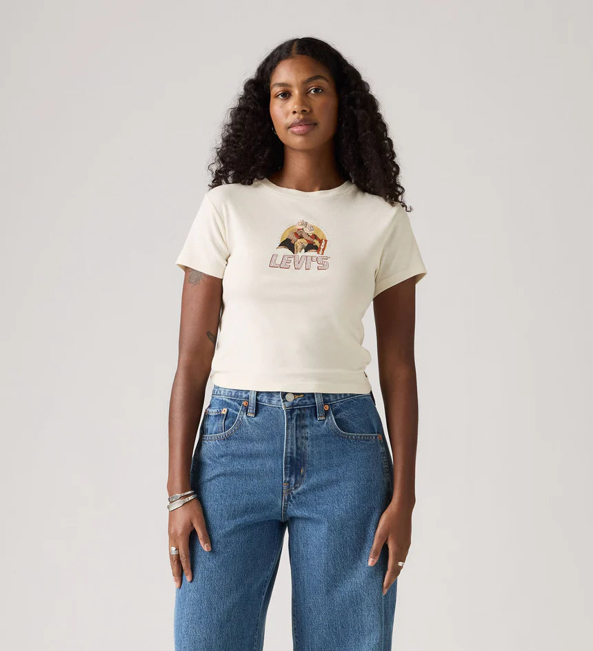 Levi's Graphic Essential Sporty Tee - Levi's Archival Egret