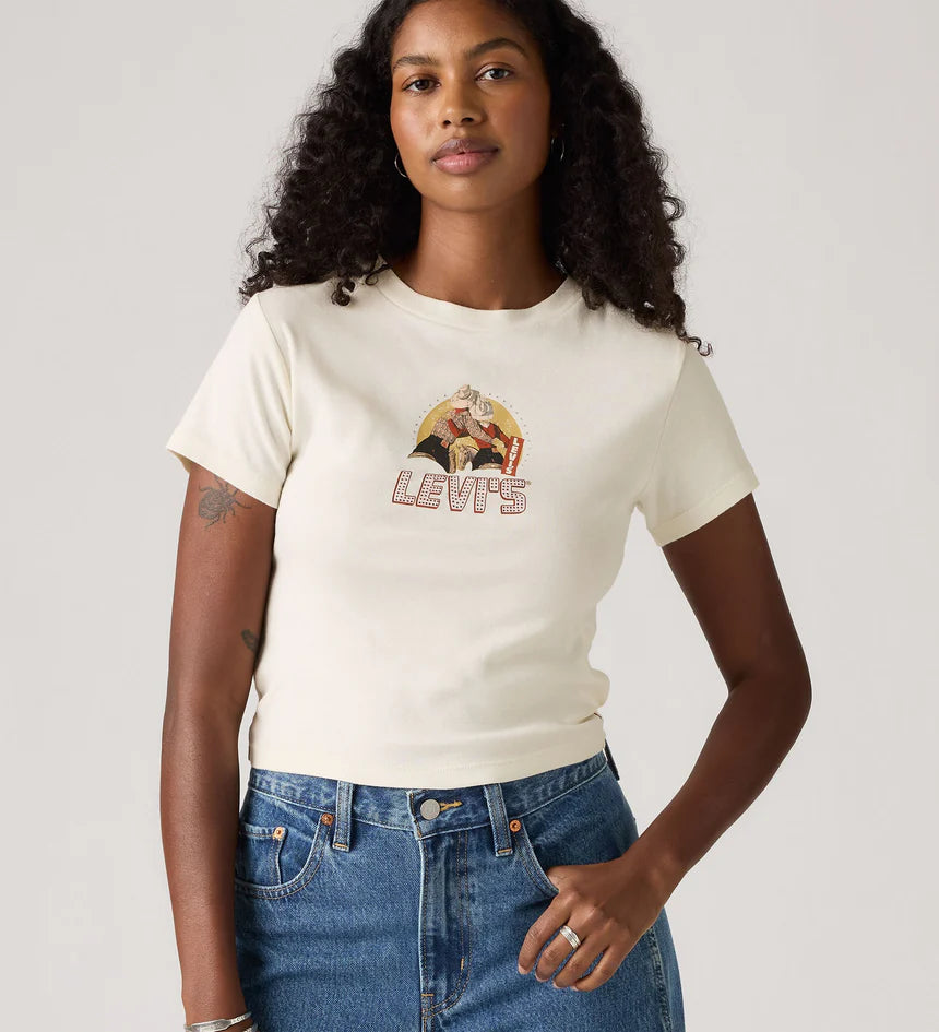 Levi's Graphic Essential Sporty Tee - Levi's Archival Egret