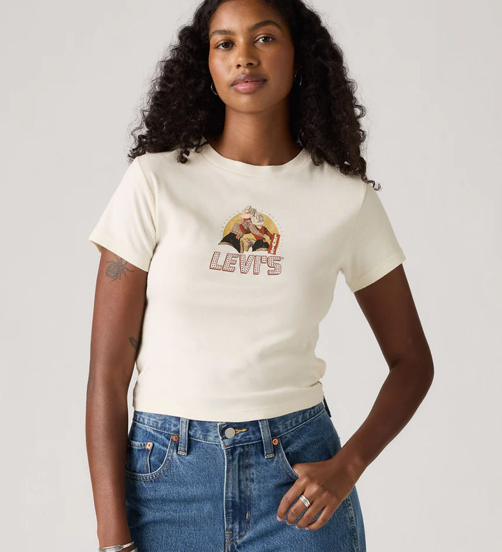 Levi's Graphic Essential Sporty Tee - Levi's Archival Egret