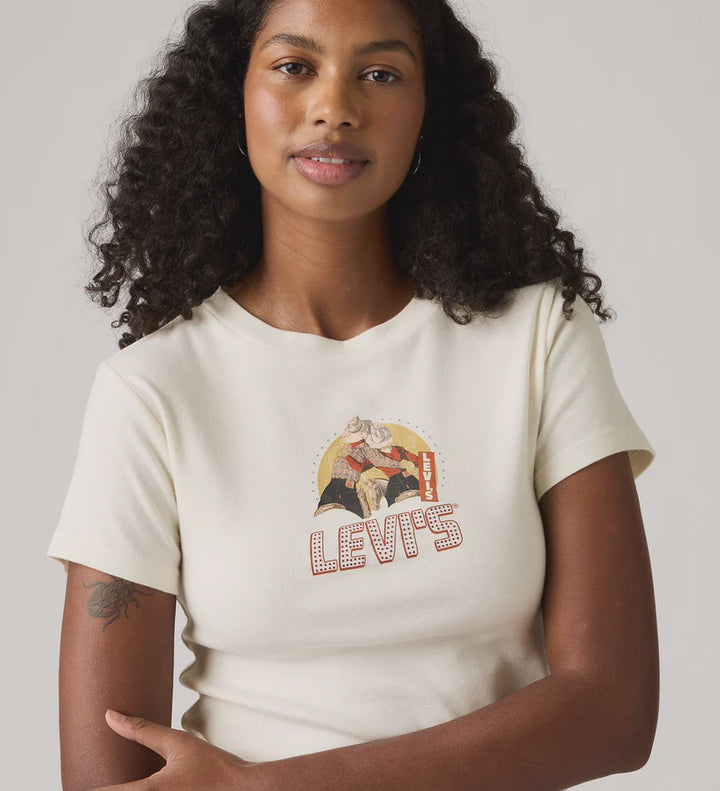 Levi's Graphic Essential Sporty Tee - Levi's Archival Egret