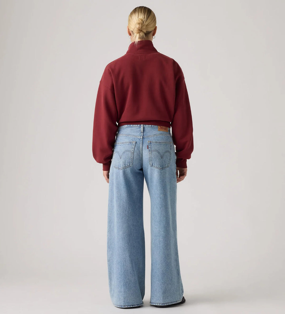 Levi's Middy Wide Leg Denim Jean - Pen And Paper