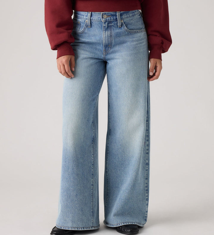 Levi's Middy Wide Leg Denim Jean - Pen And Paper