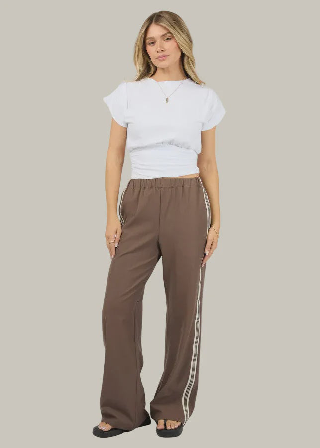 All About Eve Lina Pant - Coffee