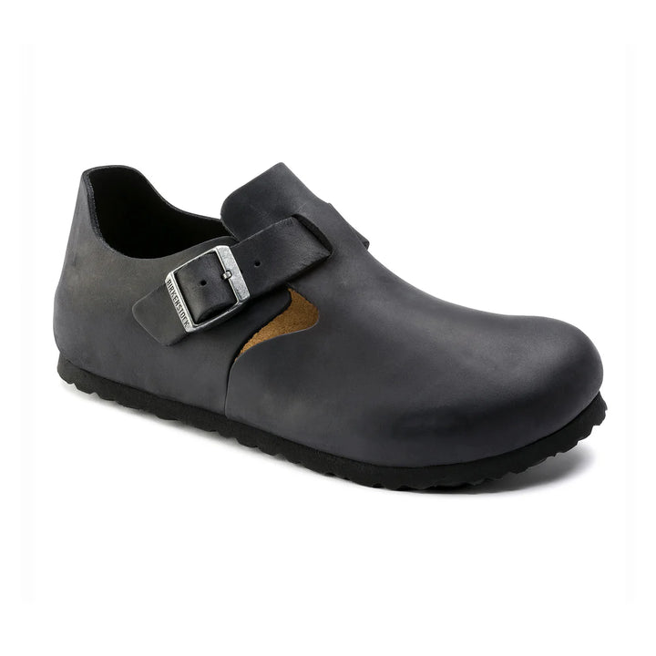 Birkenstock London Black Oiled Leather Regular