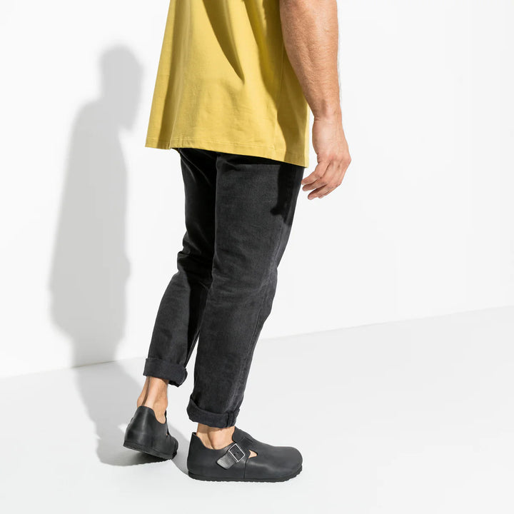 Birkenstock London Black Oiled Leather Regular