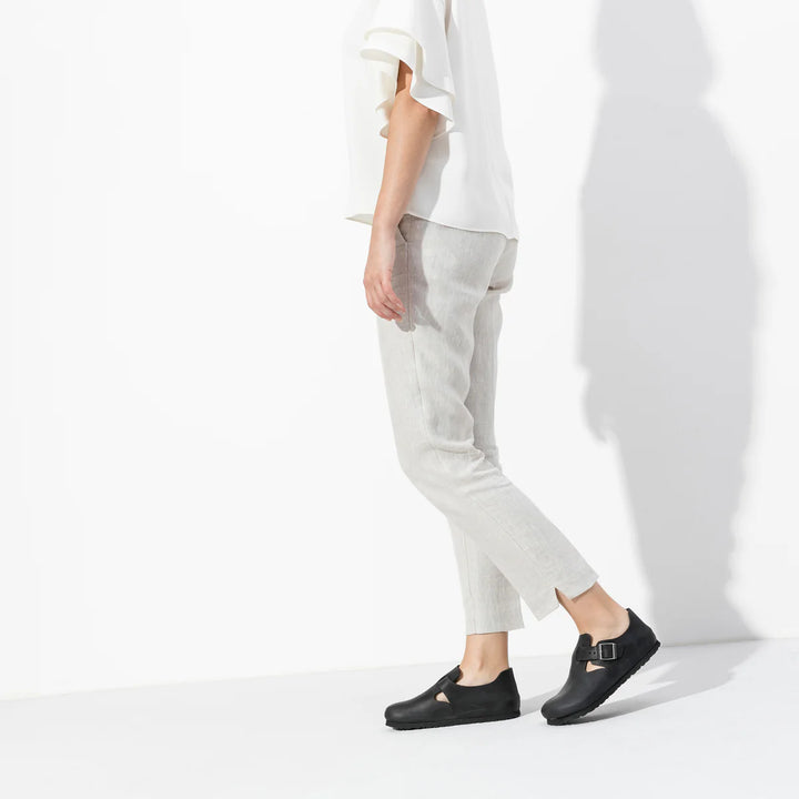 Birkenstock London Black Oiled Leather Regular